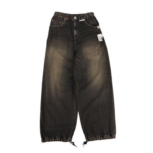 ��26SS��Maison MIHARA YASUHIRO �᥾�� �ߥϥ�䥹�ҥ� Light Denim Wide Pants �֥�å� J16PT123