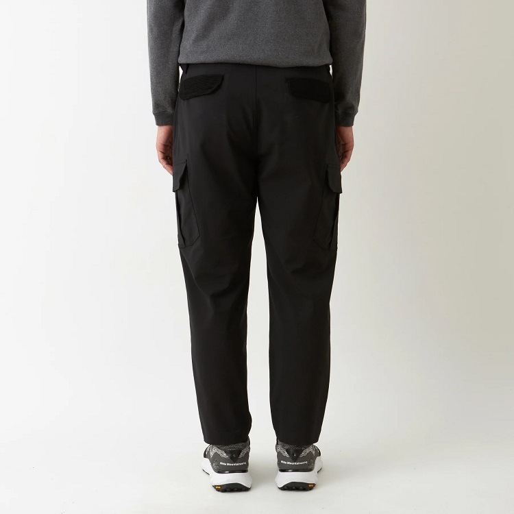 White Mountaineering TECH BELTED CARGO PANTS BLACK WM2273404 の