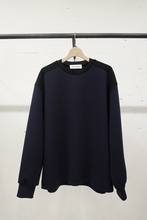 CULLNI  Bi Color Pullover NAVY 23-AW-002