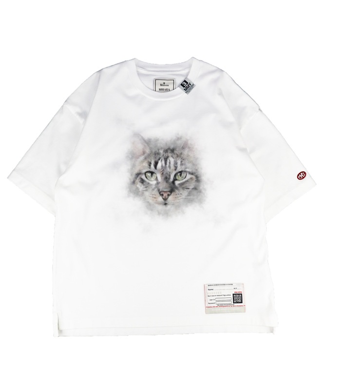 24AW】Maison MIHARA YASUHIRO メゾン ミハラヤスヒロ Cat Print T