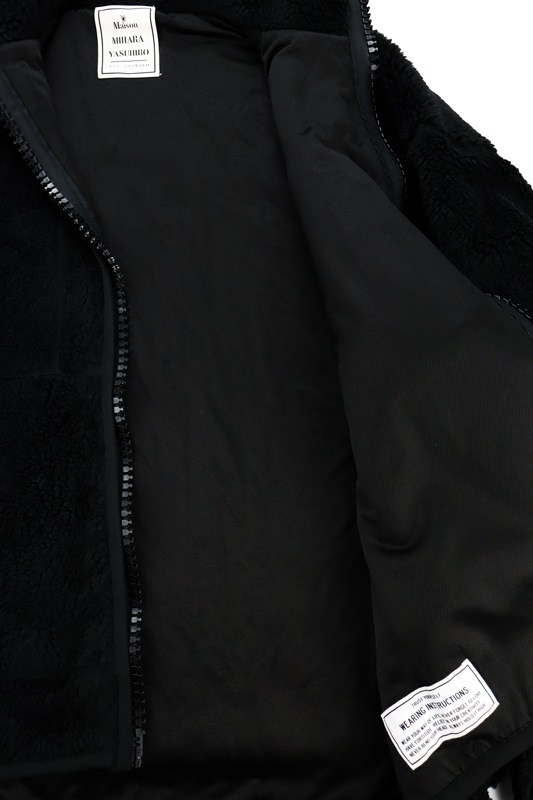 24AWMaison MIHARA YASUHIRO ᥾ ߥϥ䥹ҥ Wide Back Boa Jacket ֥å J13BL741