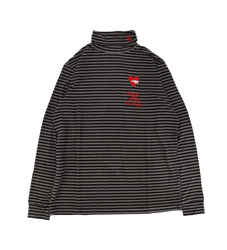 rough&swell եɥ HEARTY BORDER TURTLE ȥͥå 졼ߥ֥å RSM-25223