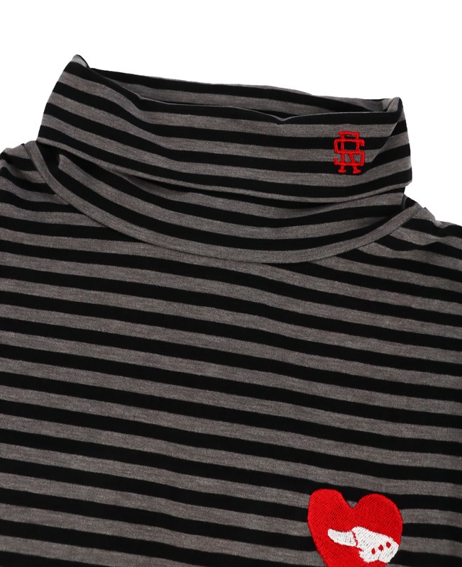 rough&swell եɥ HEARTY BORDER TURTLE ȥͥå 졼ߥ֥å RSM-25223