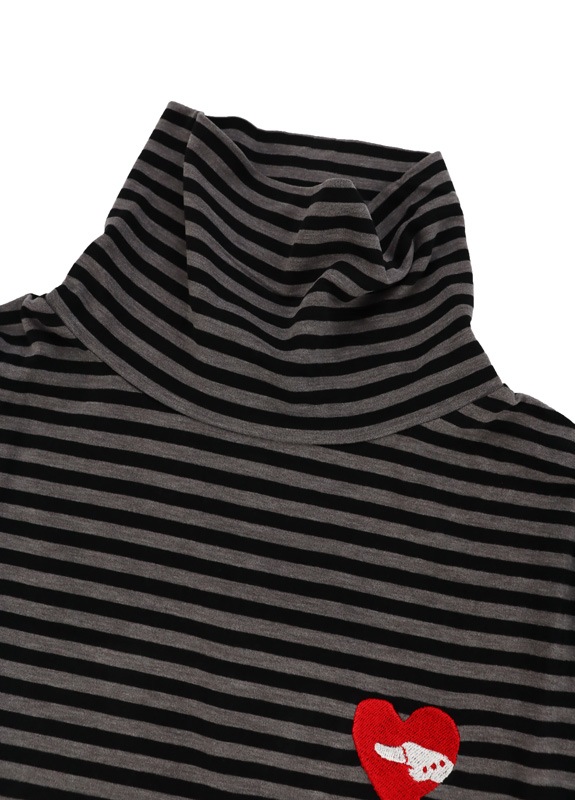 rough&swell եɥ HEARTY BORDER TURTLE ȥͥå 졼ߥ֥å RSM-25223