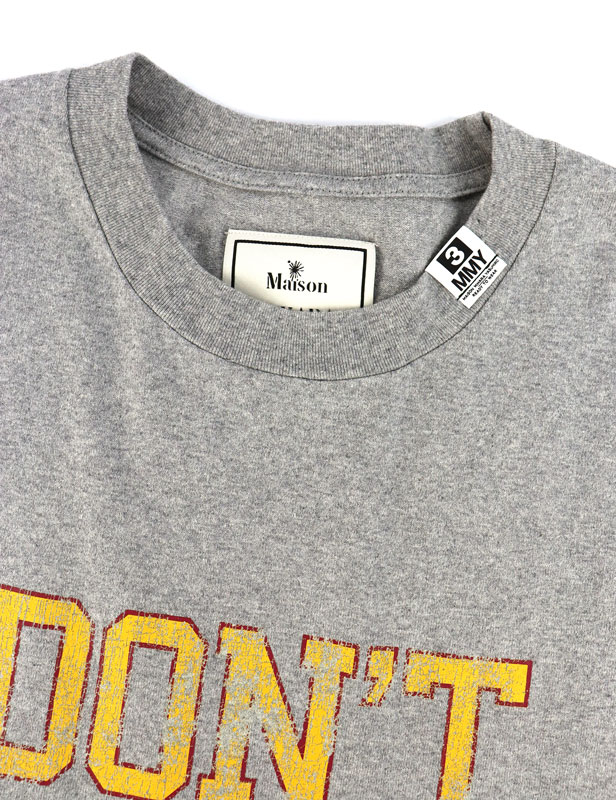 ��26SS��Maison MIHARA YASUHIRO �᥾�� �ߥϥ�䥹�ҥ� Don't Tag Me Printed T-shirt ���졼 J16TS842