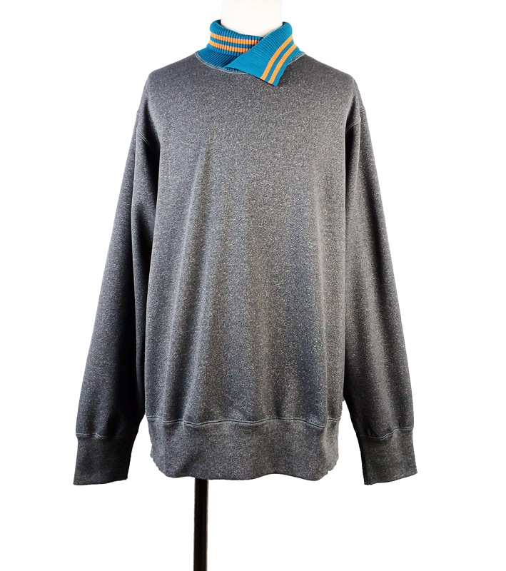 kolor BEACON カラービーコン エステル裏毛カットソー グレー 22WBM  