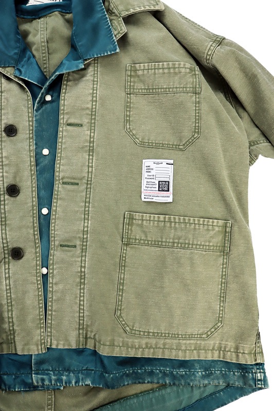 24AW】Maison MIHARA YASUHIRO メゾン ミハラヤスヒロ Double Layered