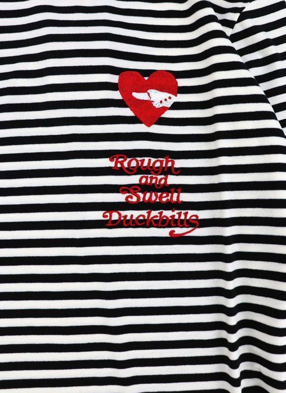 rough&swell եɥ HEARTY BORDER TURTLE ȥͥå ۥ磻ȡߥ֥å RSM-25223