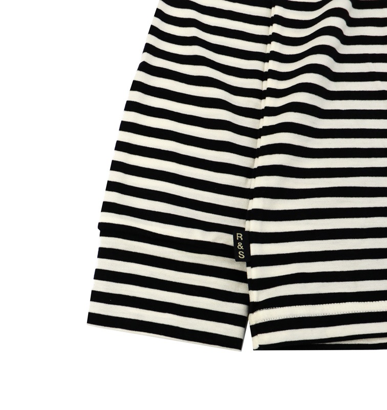 rough&swell եɥ HEARTY BORDER TURTLE ȥͥå ۥ磻ȡߥ֥å RSM-25223