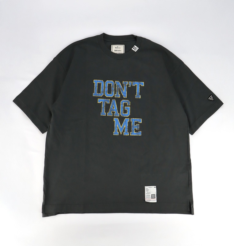 ��26SS��Maison MIHARA YASUHIRO �᥾�� �ߥϥ�䥹�ҥ� Don't Tag Me Printed T-shirt �֥�å� J16TS842