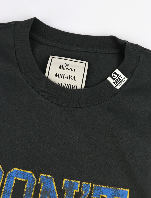 ��26SS��Maison MIHARA YASUHIRO �᥾�� �ߥϥ�䥹�ҥ� Don't Tag Me Printed T-shirt �֥�å� J16TS842