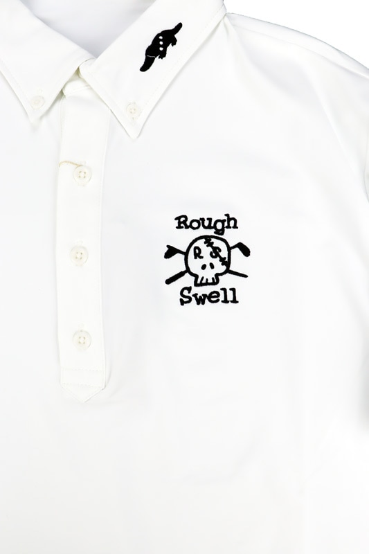 rough&swell ��ե���ɥ������� DOKURO TOUR POLO �ݥ������ �ۥ磻�� RSM-26215