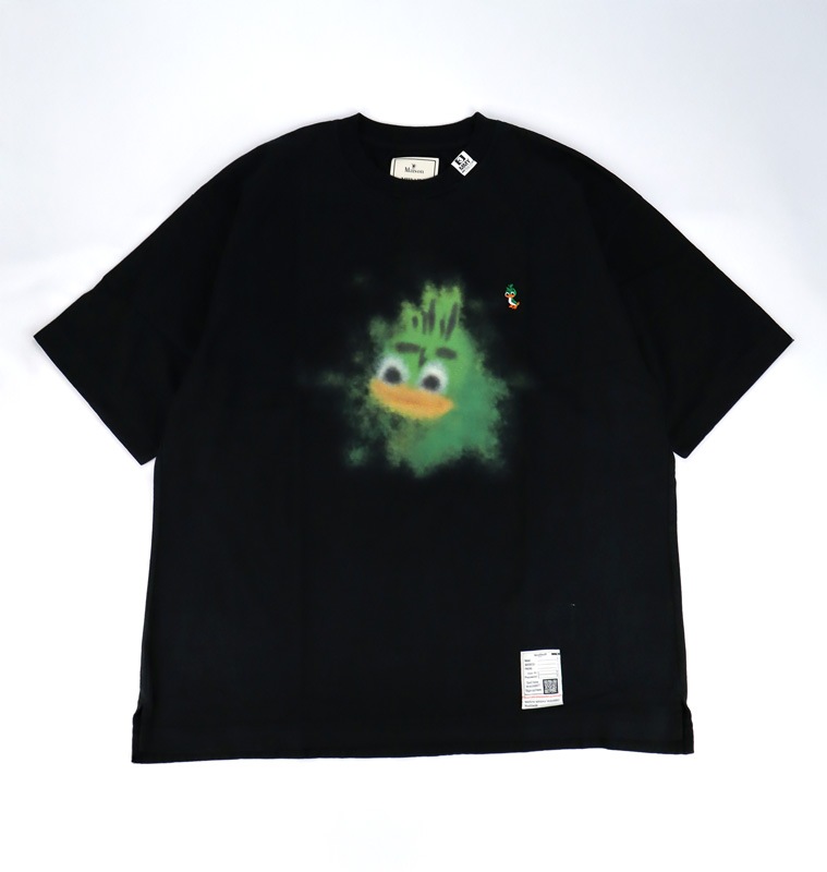 ��26SS��Maison MIHARA YASUHIRO �᥾�� �ߥϥ�䥹�ҥ� Leon Printed T-shirt �֥�å� J16TS861