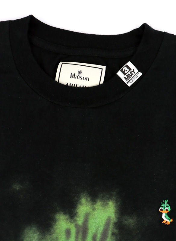 ��26SS��Maison MIHARA YASUHIRO �᥾�� �ߥϥ�䥹�ҥ� Leon Printed T-shirt �֥�å� J16TS861