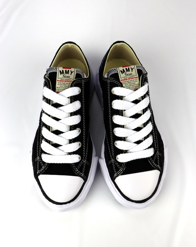 Maison MIHARA YASUHIRO �᥾�� �ߥϥ�䥹�ҥ� PETERSON LOW CANVAS ���ˡ����� �֥�å� A01FW702