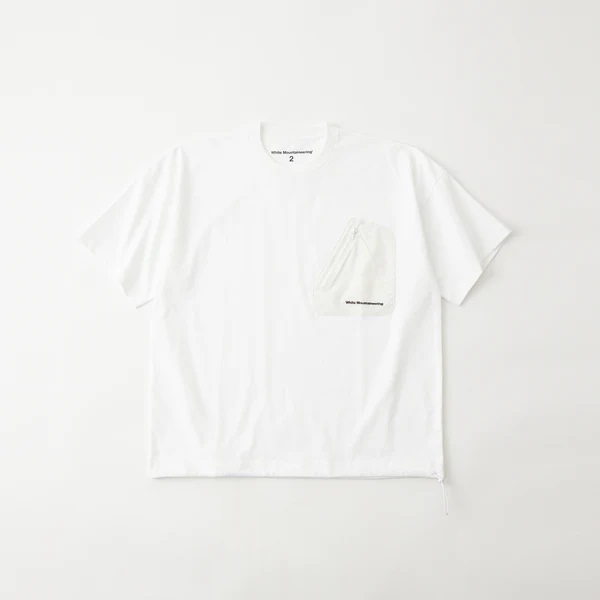 30%OFFWhite Mountaineering  ۥ磻ȥޥƥ˥ WIDE POCKET T-SHIRT WHITE WM2571509