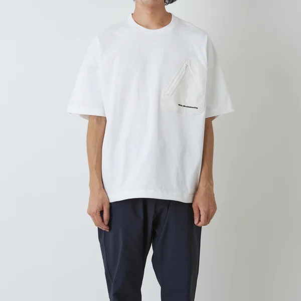 30%OFFWhite Mountaineering  ۥ磻ȥޥƥ˥ WIDE POCKET T-SHIRT WHITE WM2571509