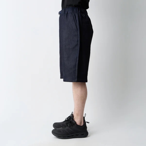 ��26SS��White Mountaineering  �ۥ磻�ȥޥ���ƥ˥���� WM �� Dickies DENIM WIDE SHORT PANTS INDIGO WM2671410