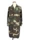 ��50%OFF��.efilevol ���ե���ܥ� �ߥ꥿�꡼����ե顼���女���� Military Camouflage Coat PF-OT03 / �������� �쥤�󥳡���