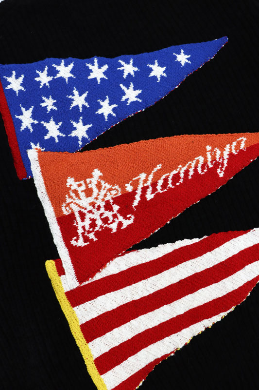 25SS】KAMIYA カミヤ Three Frag Knit Cardigan ブラック G14CD071 の