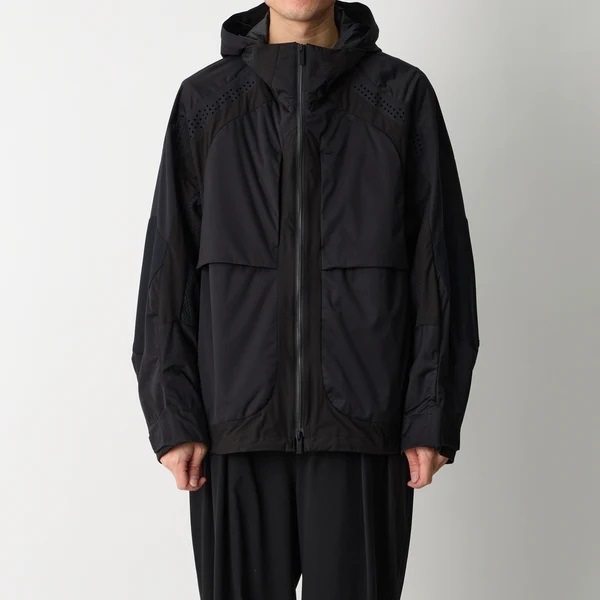 [26SS]White Mountaineering  �ۥ磻�ȥޥ���ƥ˥���� CONTRAST JACKET BLACK BK2671203
