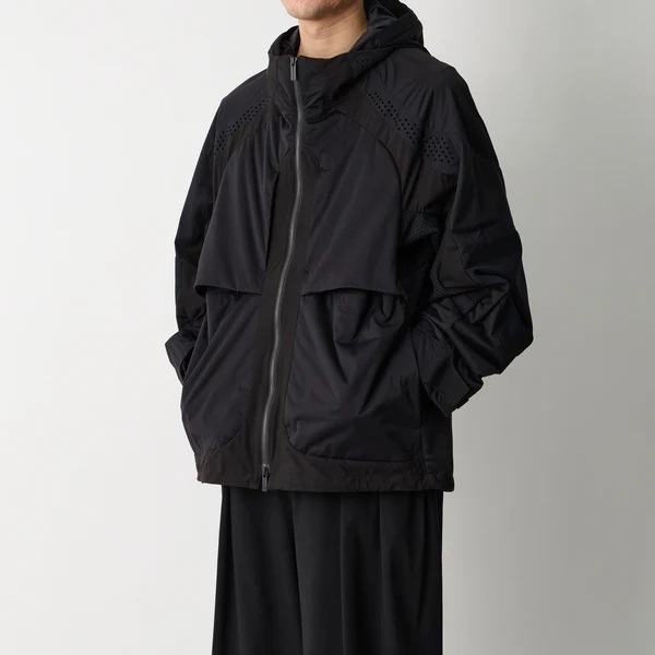 [26SS]White Mountaineering  �ۥ磻�ȥޥ���ƥ˥���� CONTRAST JACKET BLACK BK2671203