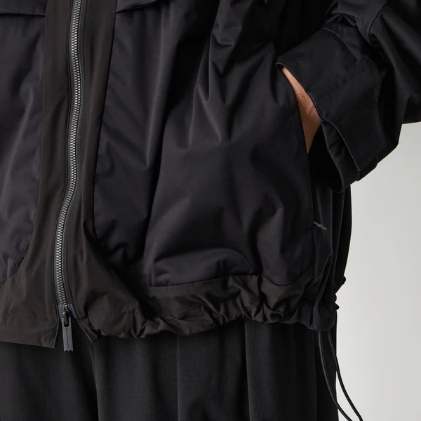[26SS]White Mountaineering  �ۥ磻�ȥޥ���ƥ˥���� CONTRAST JACKET BLACK BK2671203