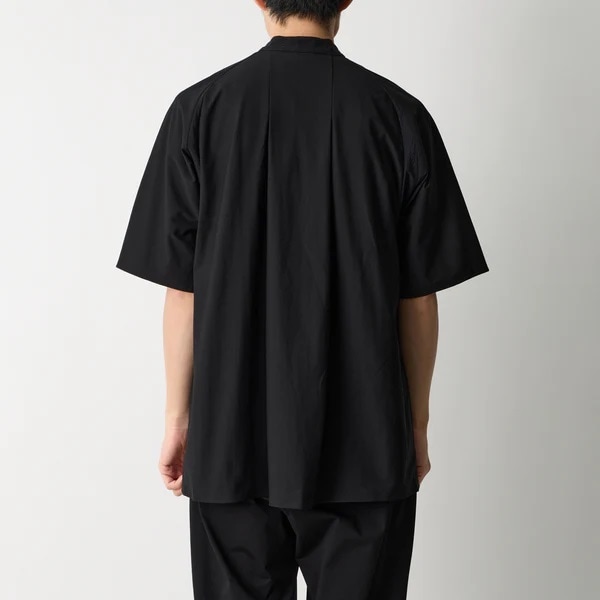 [26SS]White Mountaineering  �ۥ磻�ȥޥ���ƥ˥���� SHORT SLEEVE SHIRT BLACK BK2671101