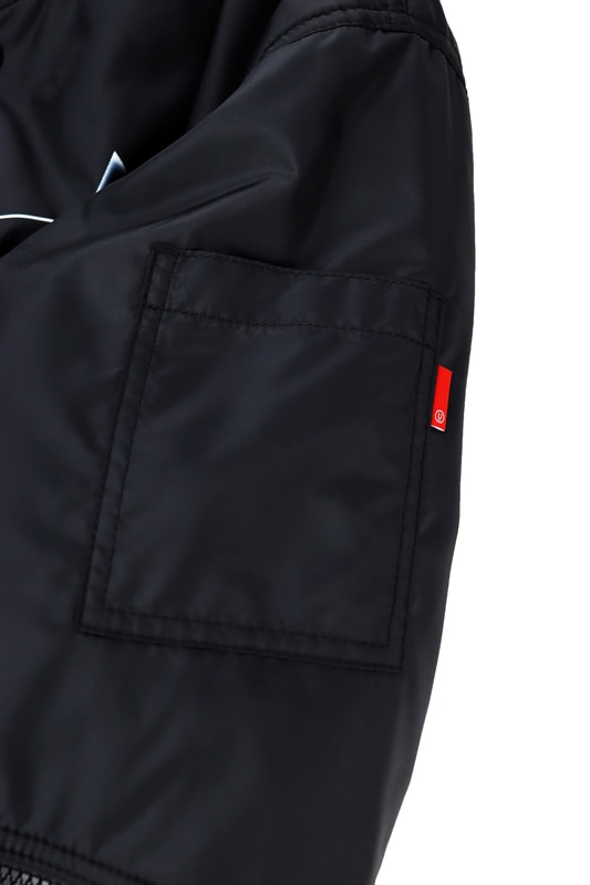 23SS】 UNDERCOVER アンダーカバー Nyタフタ袖ZIP切替MA-1 PF