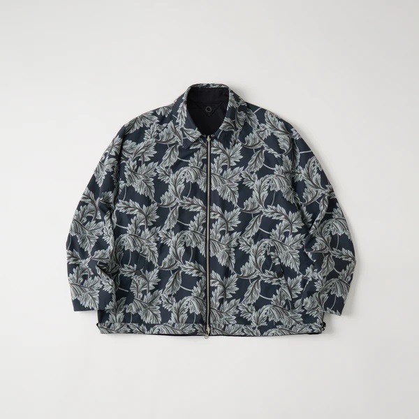 [26SS]White Mountaineering  �ۥ磻�ȥޥ���ƥ˥���� BOTANICAL PATTERN REVERSIBLE BLOUSON BLACK WM2671219