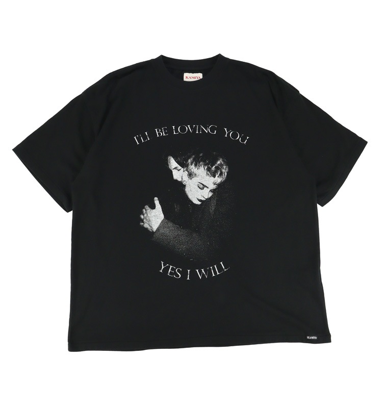 ��26SS��KAMIYA ���ߥ� "LOVING" T-shirt �֥�å� G16TS095