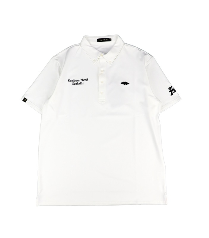 rough&swell ラフアンドスウェル BITE TOUR POLO ポロシャツ ホワイト
