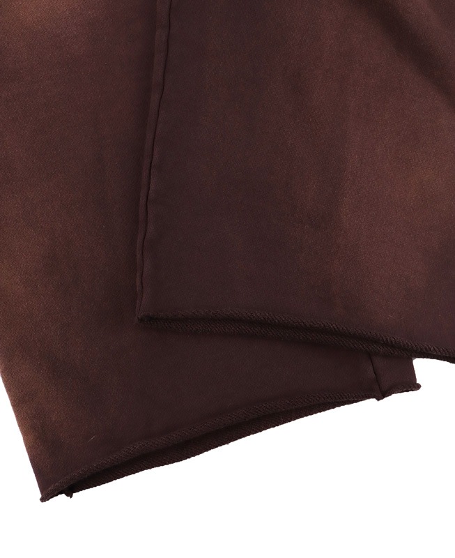 ��25AW��KAMIYA ���ߥ� "Skull Flame" Distressed Sweat Pants �֥饦�� G15PT076