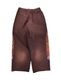 ��25AW��KAMIYA ���ߥ� "Skull Flame" Distressed Sweat Pants �֥饦�� G15PT076