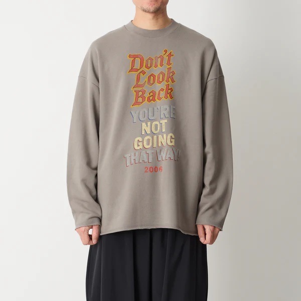 ��26SS��White Mountaineering  �ۥ磻�ȥޥ���ƥ˥���� VINTAGE SWEAT SHIRT GRAY WM2671528