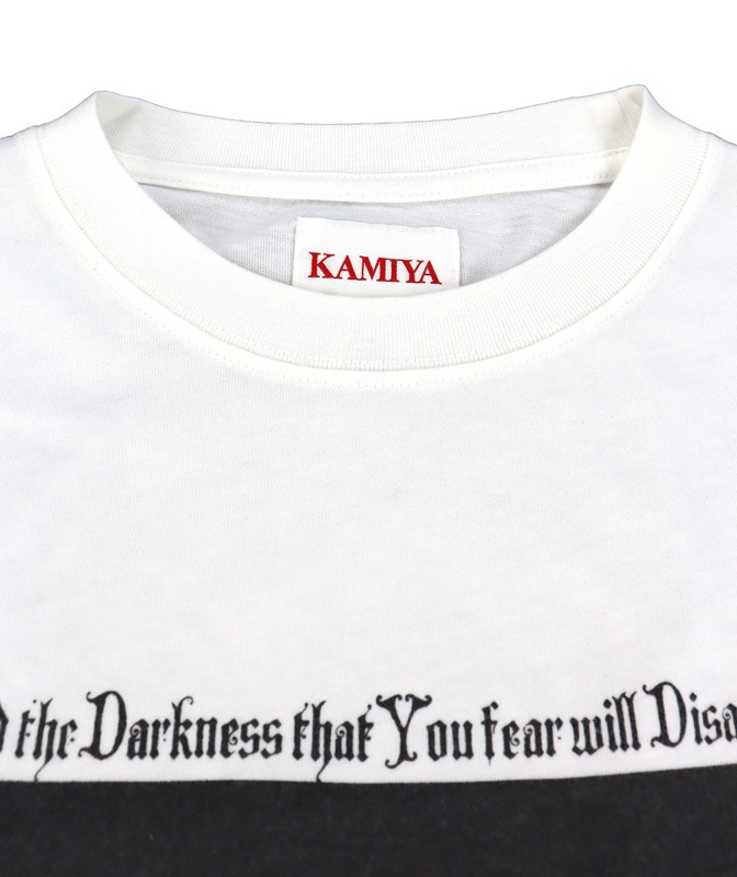 KAMIYA ���ߥ� "SWEET SMILE" T-shirt �ۥ磻�� G16TS096