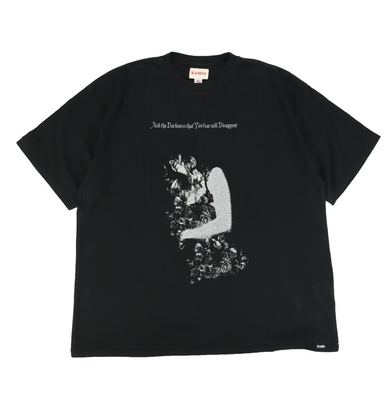 ��26SS��KAMIYA ���ߥ� "SWEET SMILE" T-shirt �֥�å� G16TS096