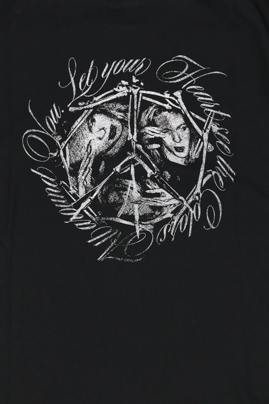 ��26SS��KAMIYA ���ߥ� "SWEET SMILE" T-shirt �֥�å� G16TS096