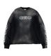 ��26SS��KAMIYA ���ߥ� "ROSE-KMY" Distressed Long-Sleeve T-shirt �֥�å� G16LT087
