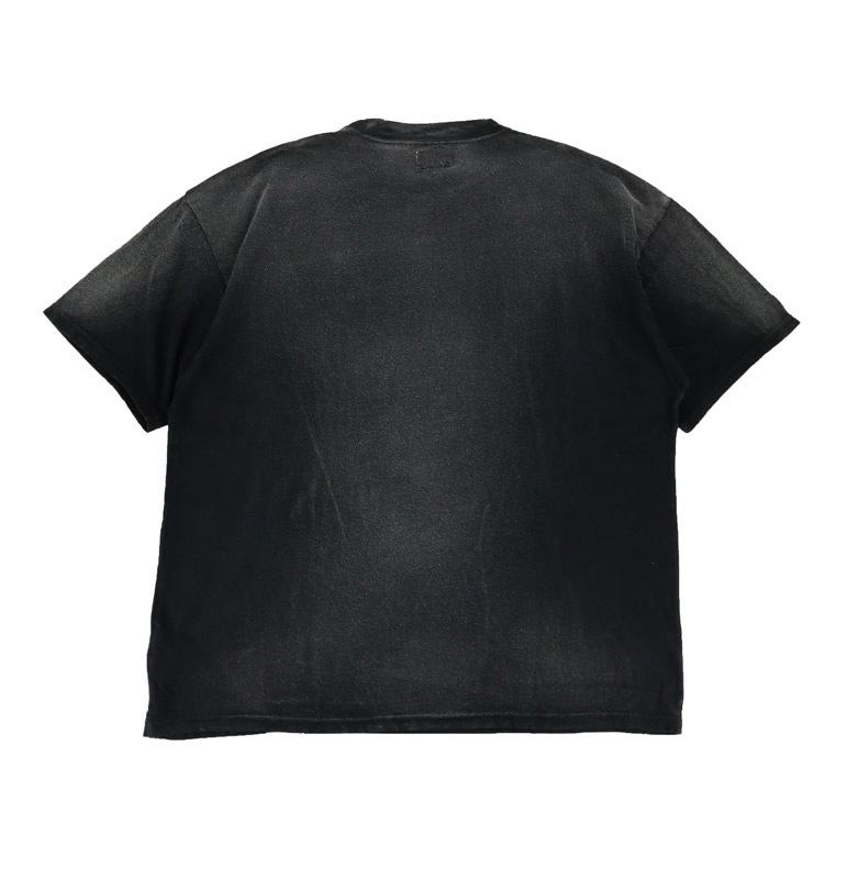 ��26SS��KAMIYA ���ߥ� "COYOTE ANGEL" Distressed Pocket T-shirt �֥�å� G16TS089