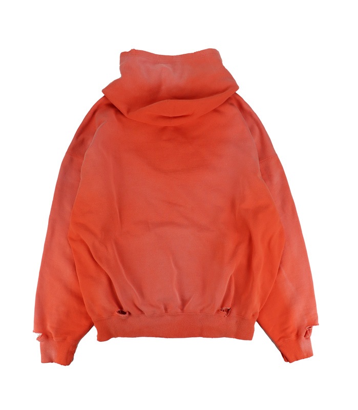��25AW��KAMIYA ���ߥ� Distressed Henry Neck Hoodie ����� G15HD077