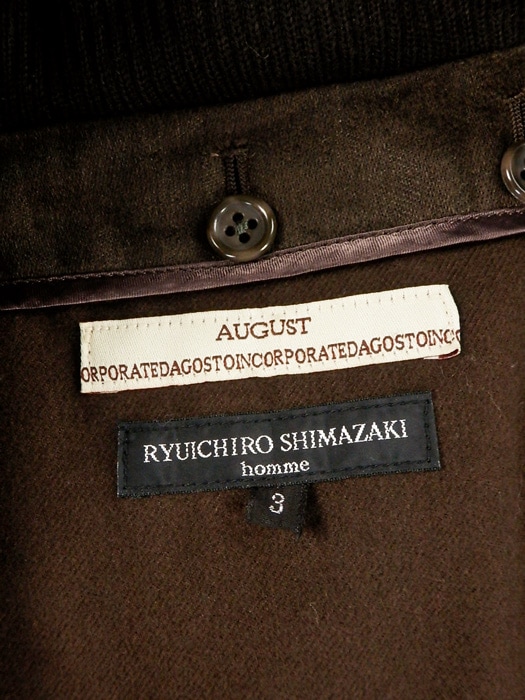 ��50%OFF��AGOSTO �������� x RYUICHIRO SHIMAZAKI ���ʥ饤�ʡ��ե֥륾�� �֥饦�󥫡��� A233421