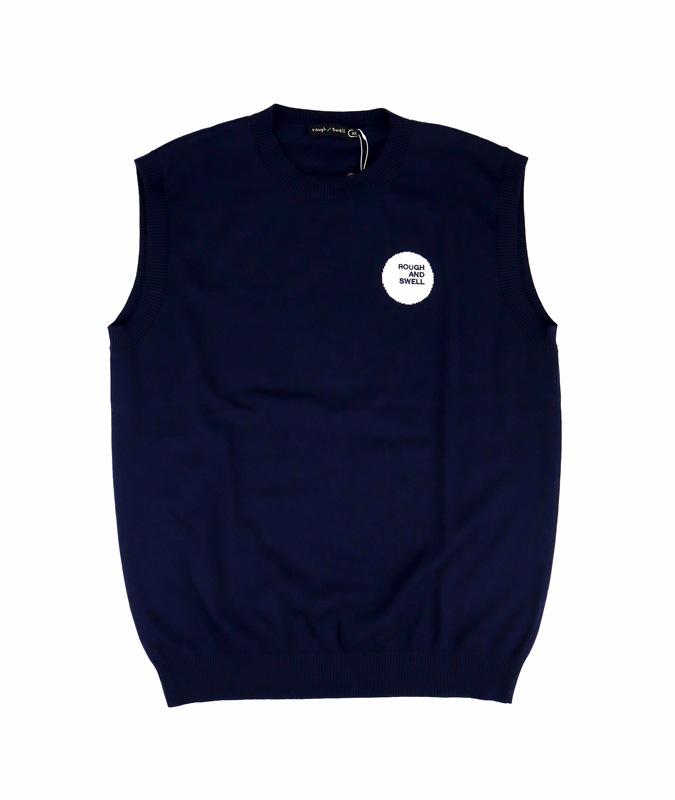 ラフアンドスウェル ベスト ネイビー ROUGH & SWELL ネイビーベスト