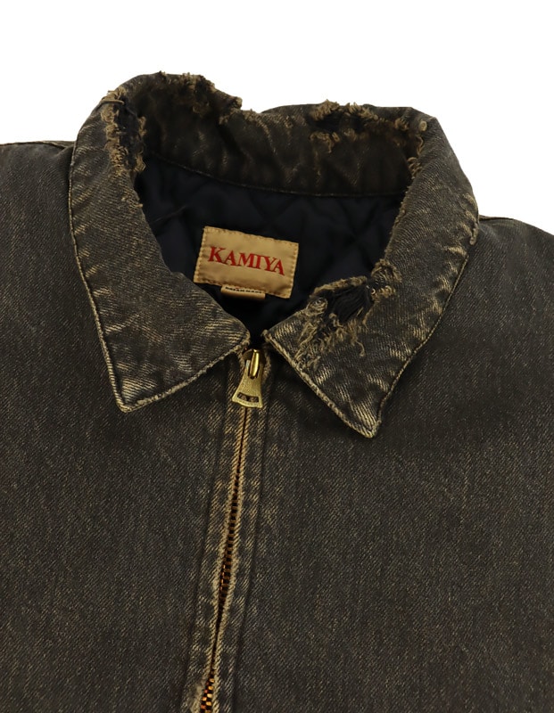 ��25AW��KAMIYA ���ߥ� Denim Work Jacket �֥�å� G15BL049