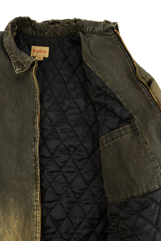 ��25AW��KAMIYA ���ߥ� Denim Work Jacket �֥�å� G15BL049