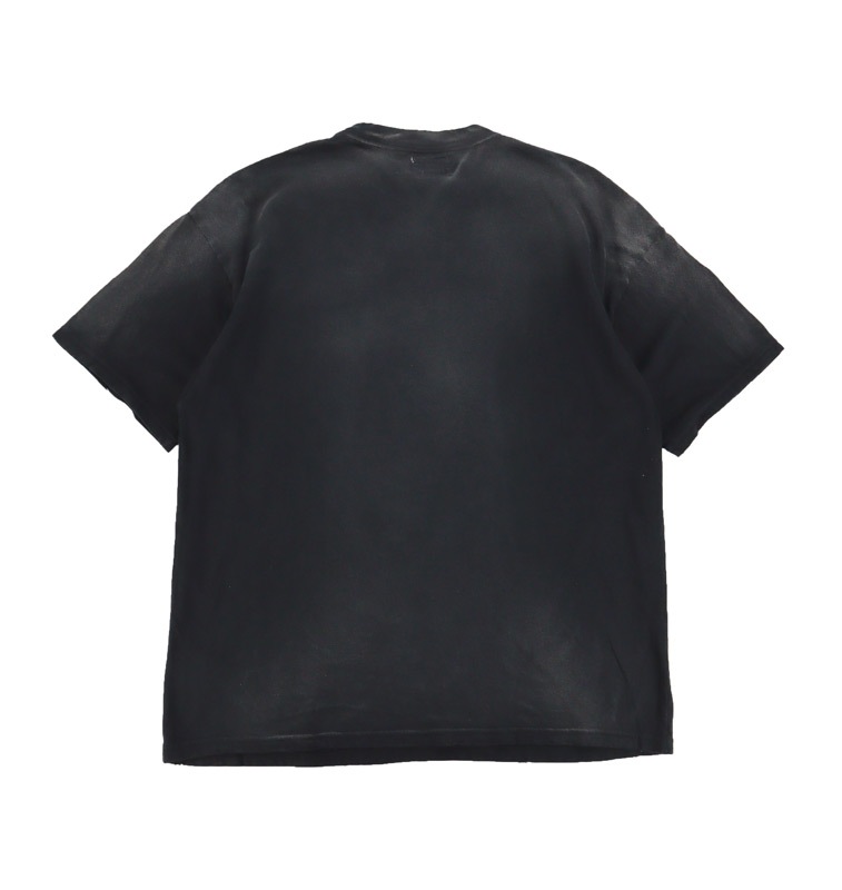 ��26SS��KAMIYA ���ߥ� "REAL TORCH" Distressed Pocket T-shirt �֥�å� G16TS090