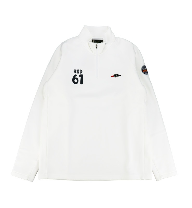 rough&swell ��ե���ɥ������� HANG OUT ZIP HOT MOCK ��å��ͥå� �ۥ磻�� RSM-25220