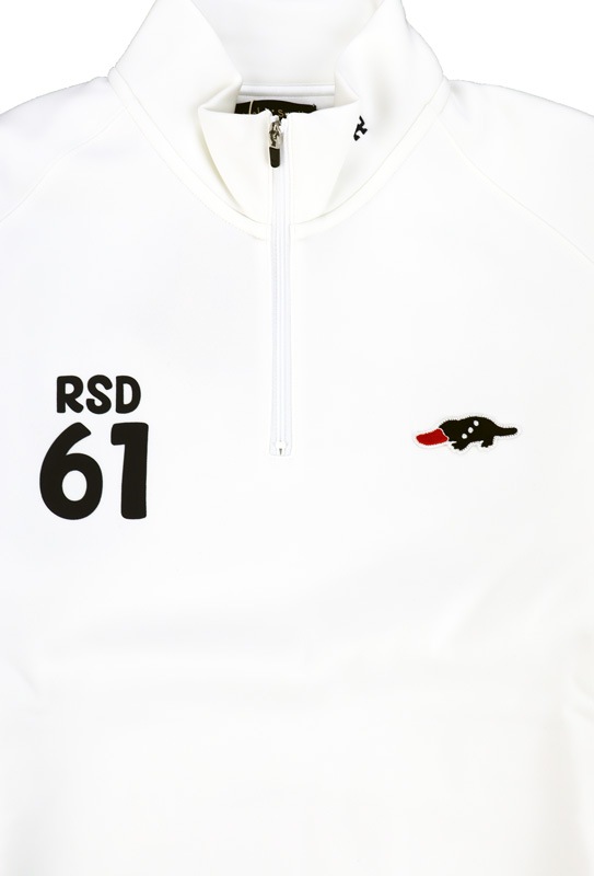 rough&swell ��ե���ɥ������� HANG OUT ZIP HOT MOCK ��å��ͥå� �ۥ磻�� RSM-25220