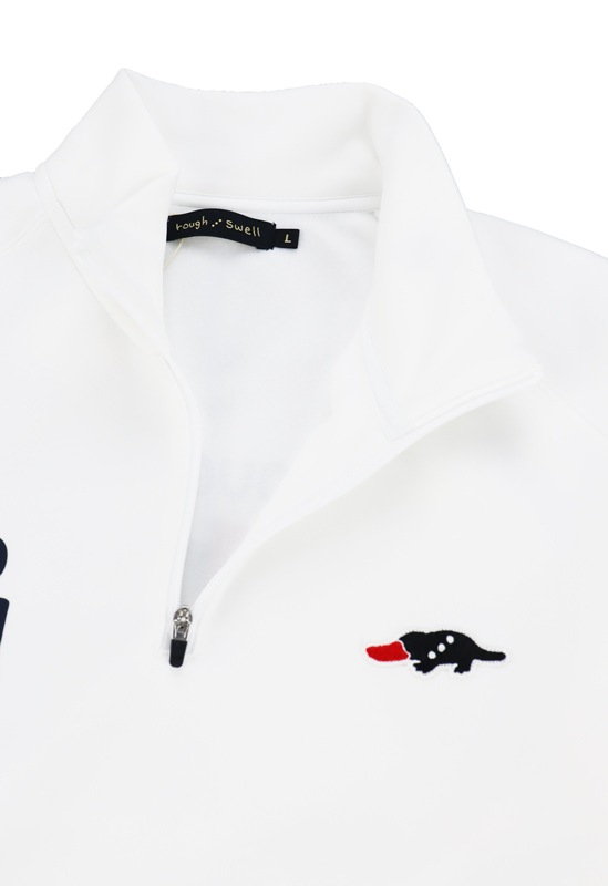 rough&swell ��ե���ɥ������� HANG OUT ZIP HOT MOCK ��å��ͥå� �ۥ磻�� RSM-25220