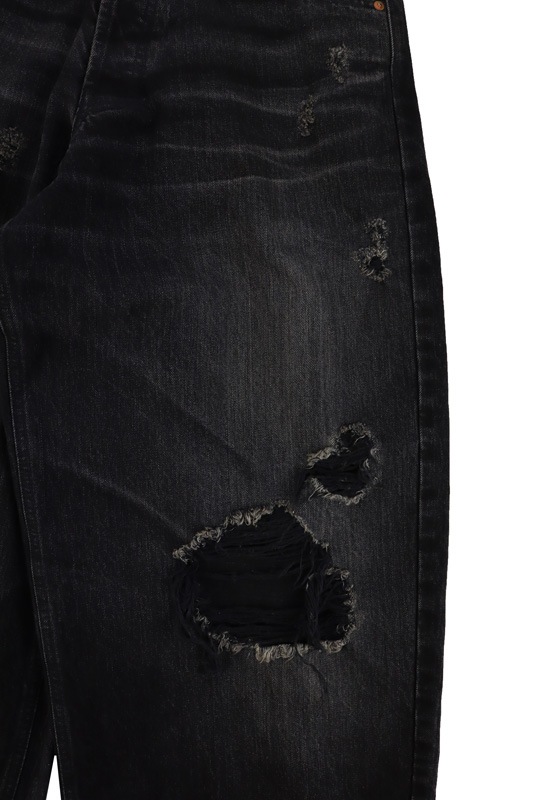 ��25AW��KAMIYA ���ߥ� Super Baggy Denim Pants �֥�å� G15PT051